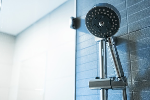 Showerhead in a bathroom