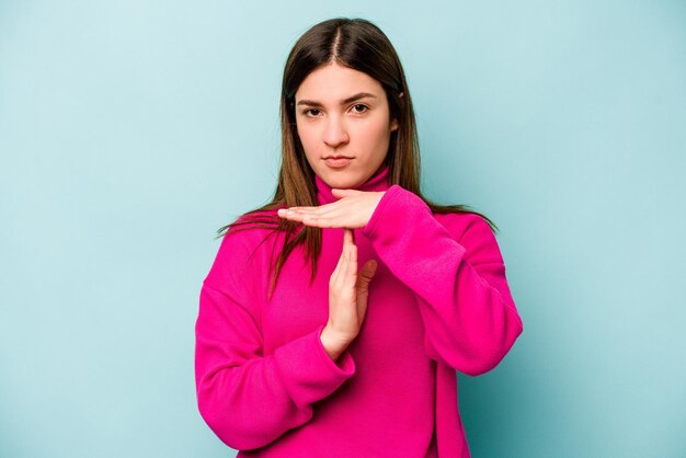 Showing a timeout gesture