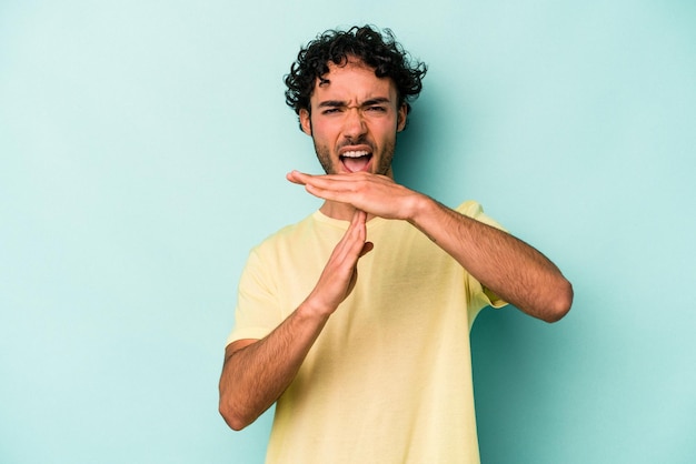 Showing a timeout gesture