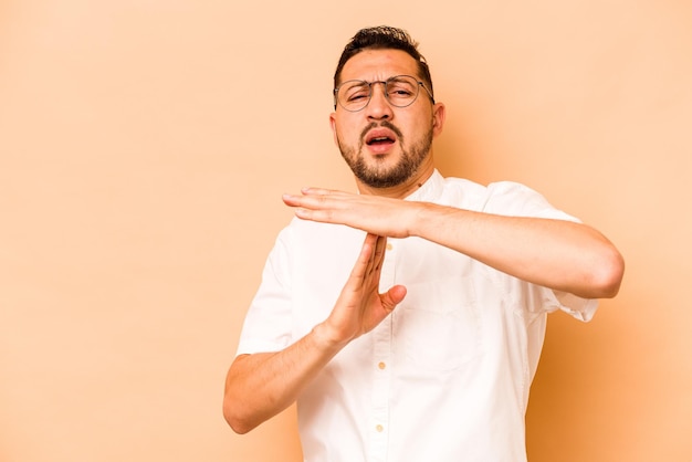 Showing a timeout gesture