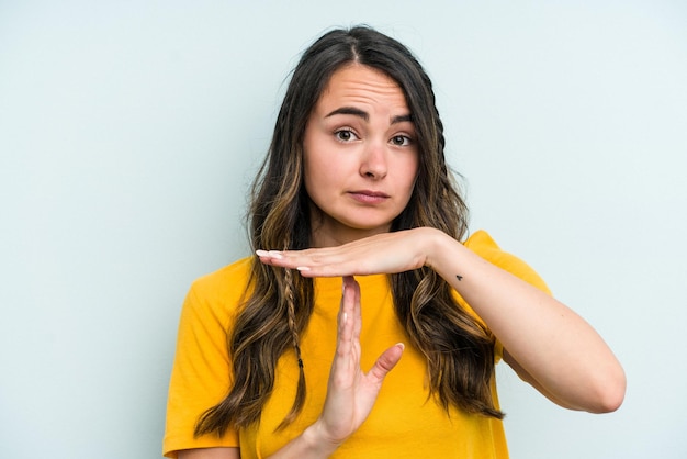 Showing a timeout gesture