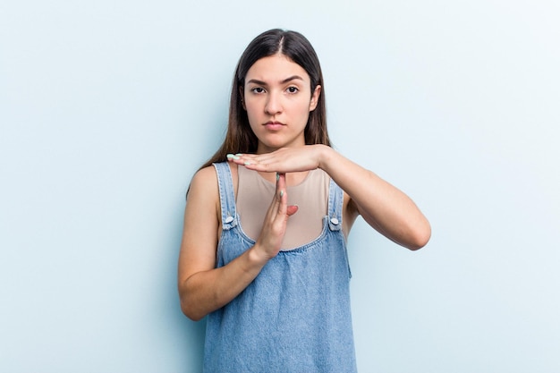 Showing a timeout gesture