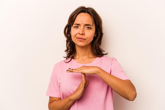 Showing a timeout gesture