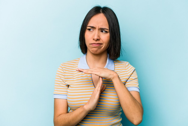 Showing a timeout gesture