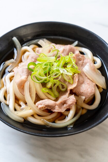 shoyu udon ramen noodle with pork (Shoyu Ramen)