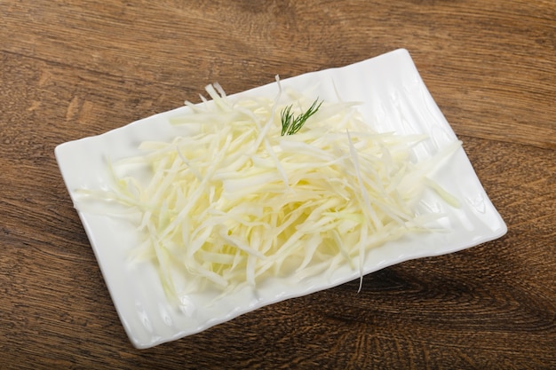 Shredded cabbage