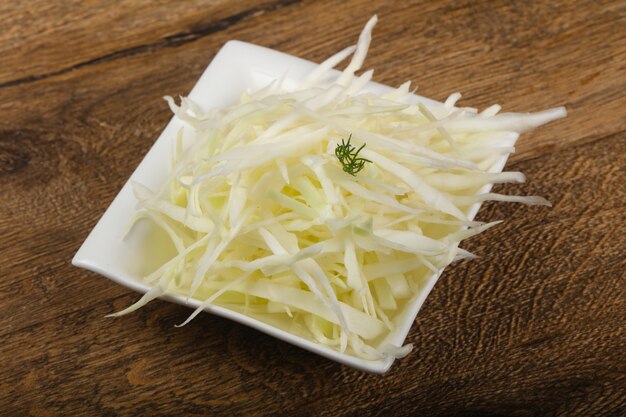 Shredded cabbage