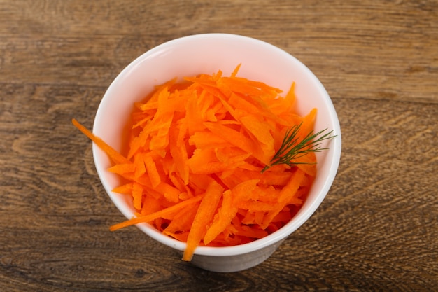Измельченная морковь