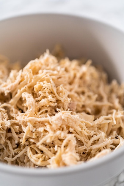 Shredded chicken