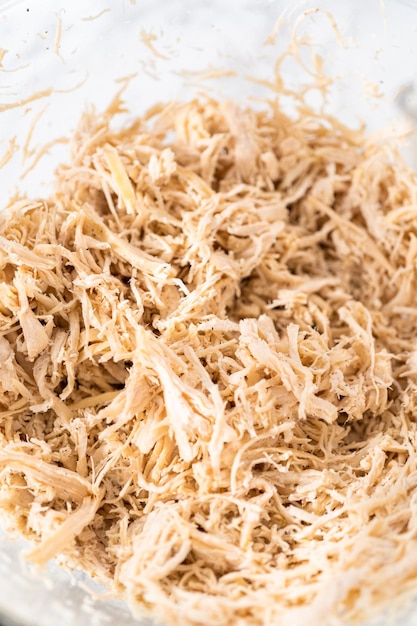 Shredded chicken