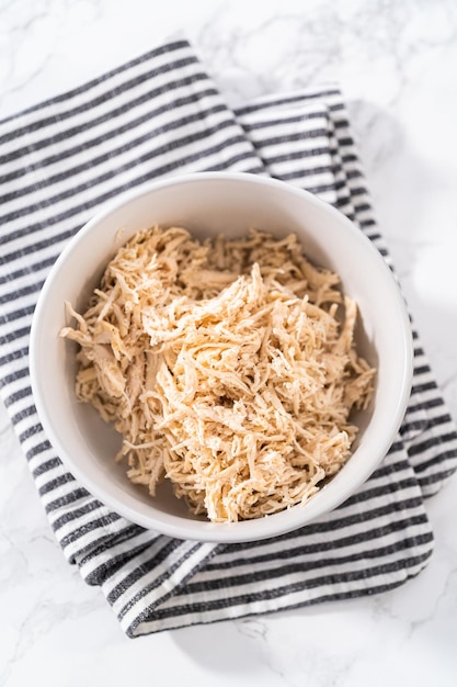 Shredded chicken