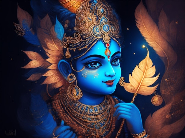 Shree Krishna Janmashtami 축제 벽지