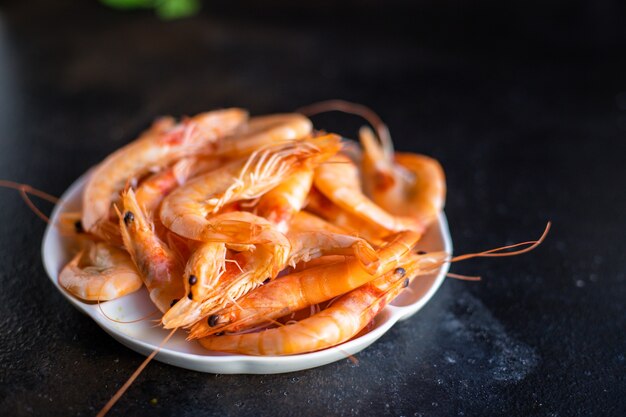 shrimp boiled seafood crustacean prawn diet pescetarian