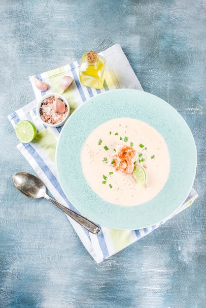 Shrimp creamy soup