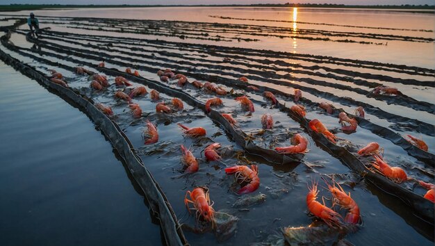 Photo shrimp farm