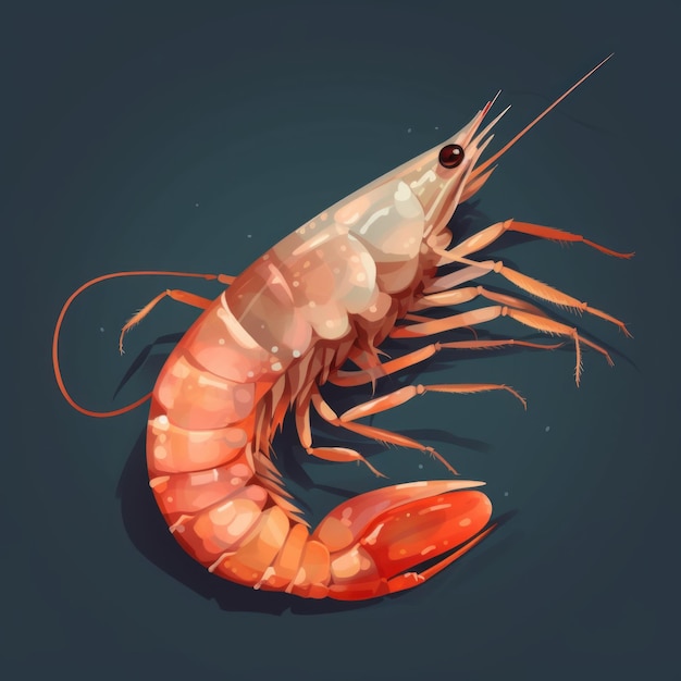 Shrimp Illustration