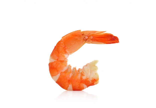 Photo shrimp isolated