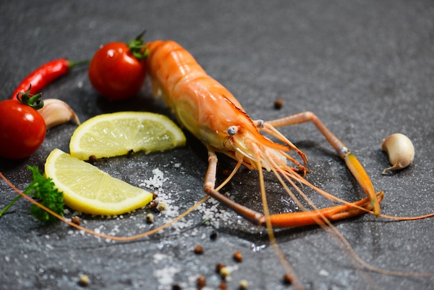 Shrimp prawn ocean gourmet dinner 