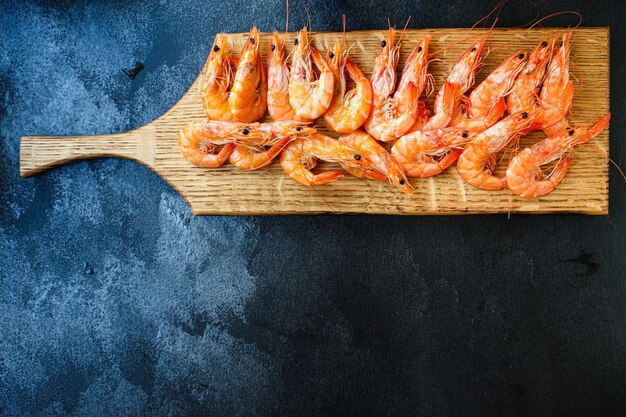 Foto gamberetti pronti da mangiare