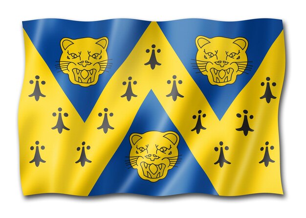 Shropshire County flag UK