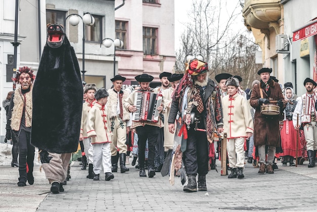 Shrovetide Prelenten Carnavalstijd in Slowakije genaamd Fasiangy