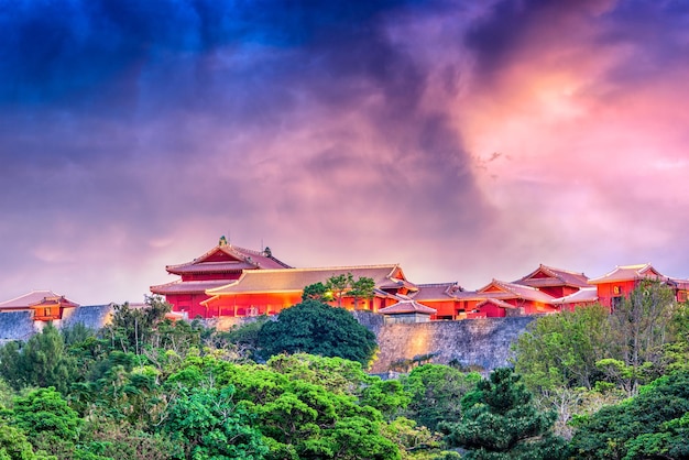 Photo shuri castle okinawa japan