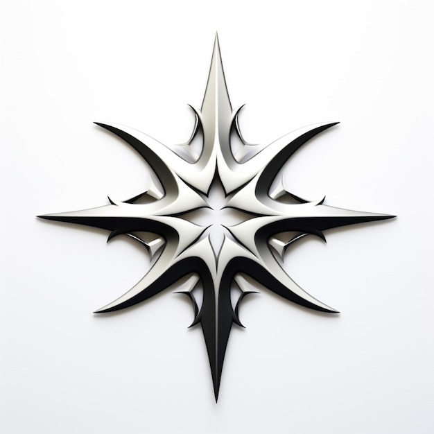 Foto shuriken con sfondo bianco alta qualità ultra h