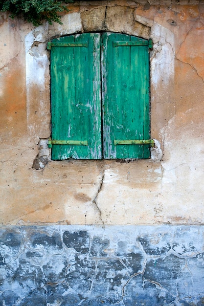 Shutters of a slum