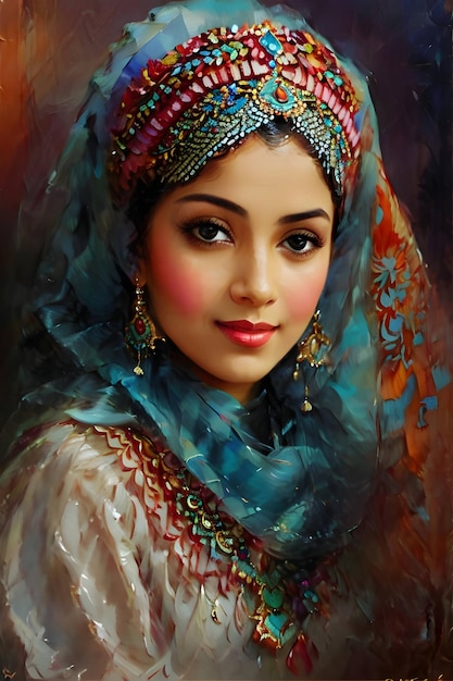 A Shy Smile that Shines Discover the Beauty of the Arabic Woman