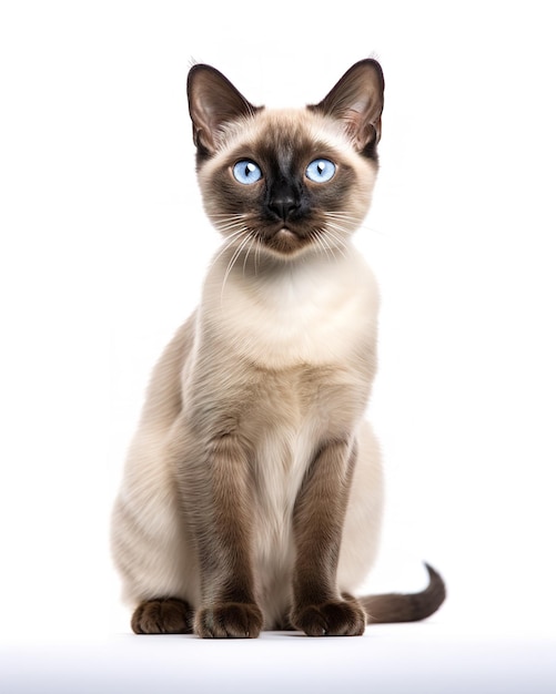 Premium AI Image | Siamese Cat Posing