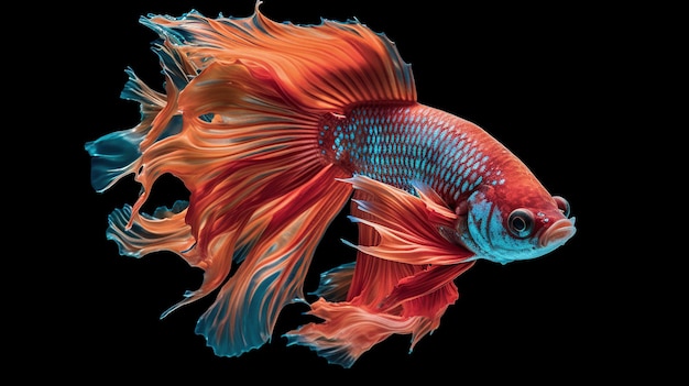 Siamese fighting fish Generative AI