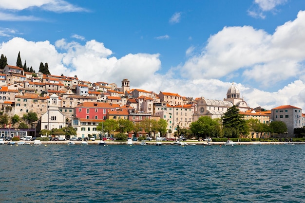 Sibenik croazia vista dal mare