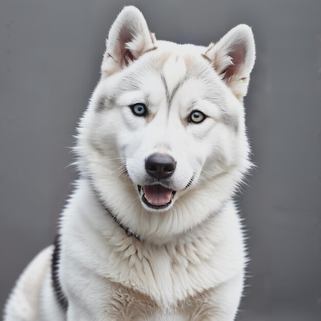 Siberian husky portrait