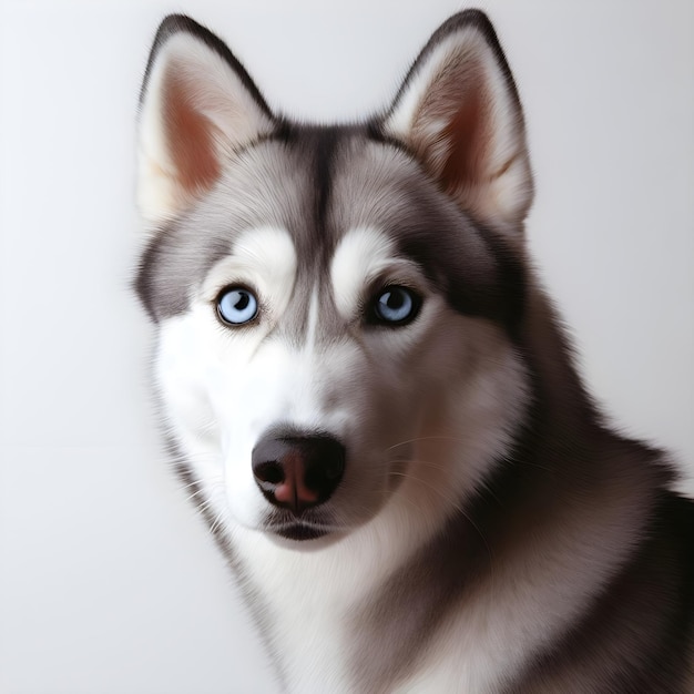 Siberische husky hond