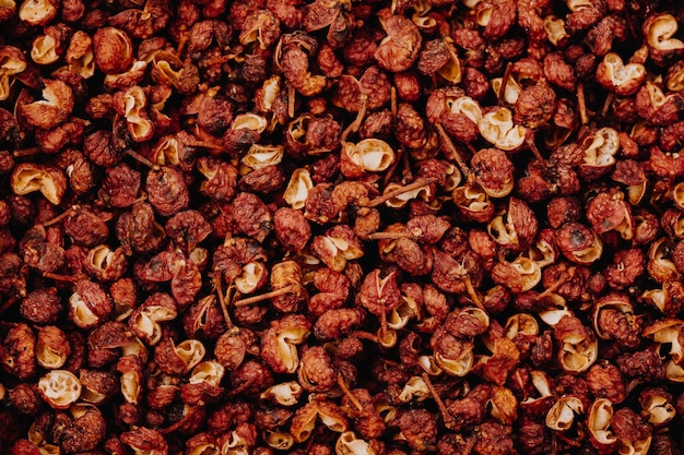 Sichuan pepper Chinese pepper Zanthoxylum schinifolium background