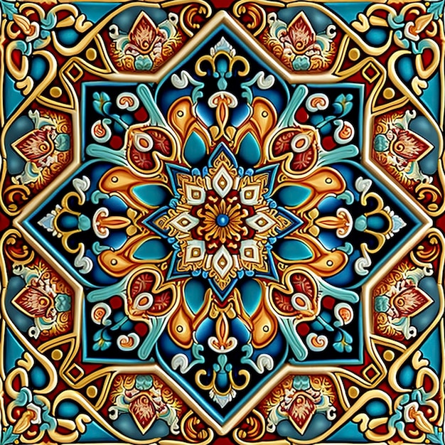 Sicilian tile pattern