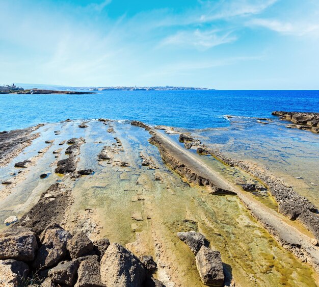 Sicily summer sea coast Italy