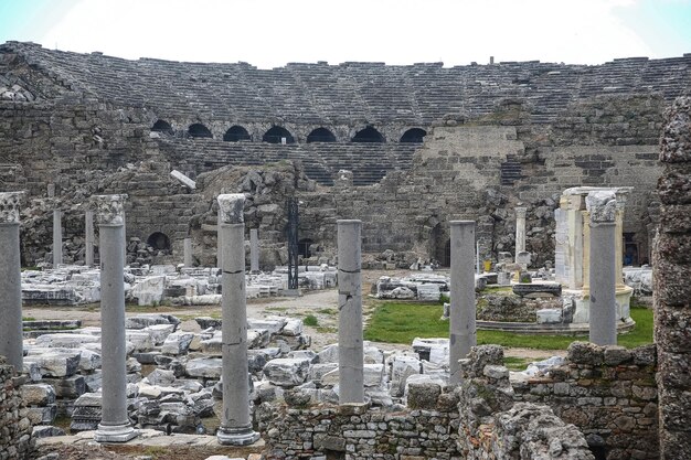 Side ruins in Turkey