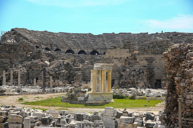 Side ruins in Turkey