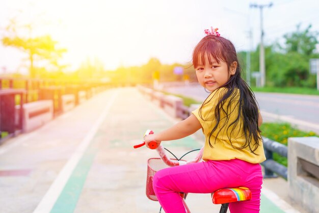 Side view of a girl looking away