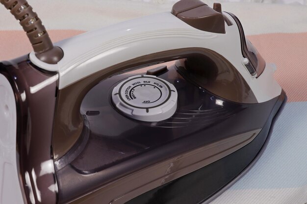 Side view of a modern home iron
