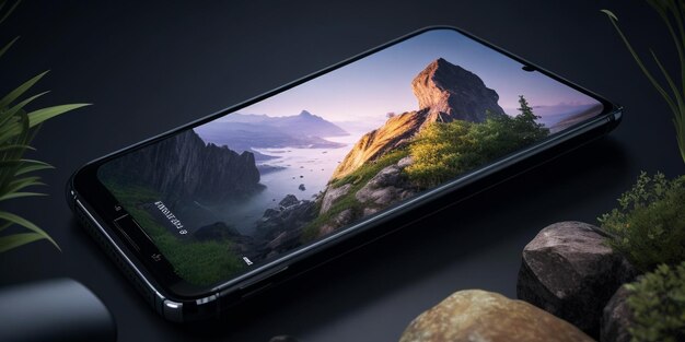 Side view smartphone