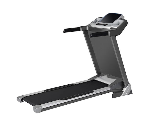 Side view of treadmill isolated