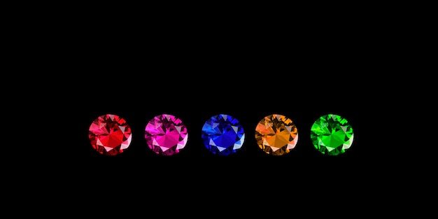Foto sieraden veelkleurige edelsteen