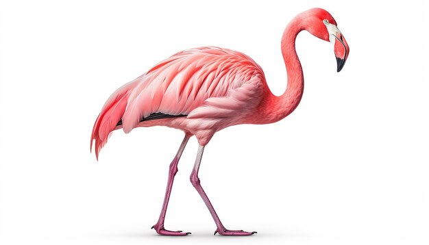 Foto sierlijk flamingoportret