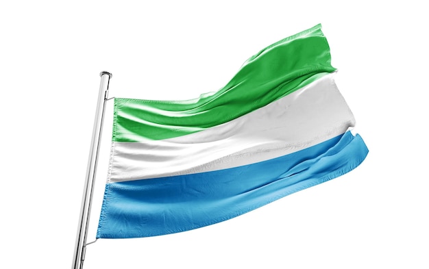 Sierra Leone Flag independence day banner poster template celebration