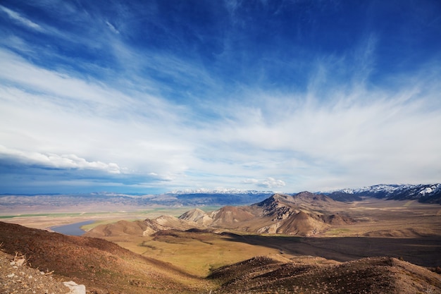 Montagne della sierra nevada in california, usa