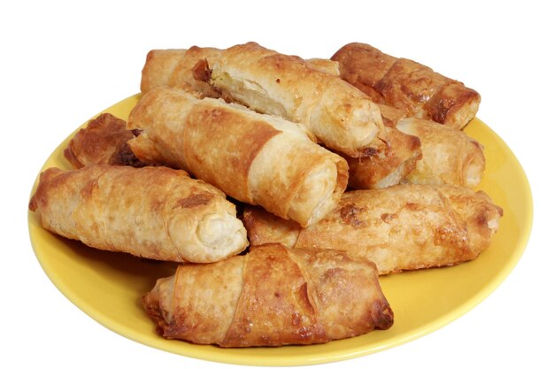 Sigara burek turkish crispy fried pastry rolls filo phyllo dough