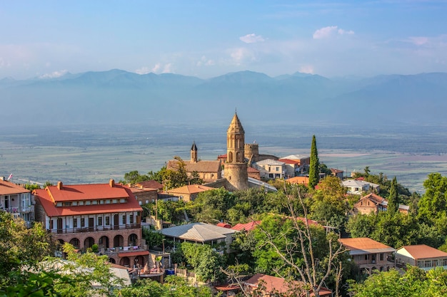 Sighnaghi prachtig uitzicht Georgië Kakhet