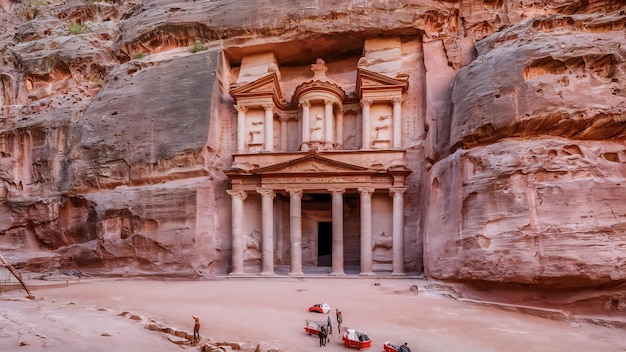 Sights of the ancient city of petra